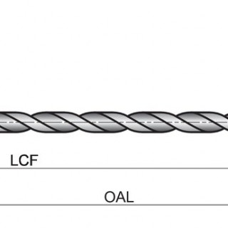 086015/32 0860 Extra Length Drill
