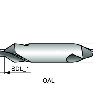A200.5X3.15 Centre Drill - 60°