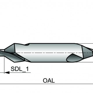 A2051.0X3.15 Centre Drill - 60°
