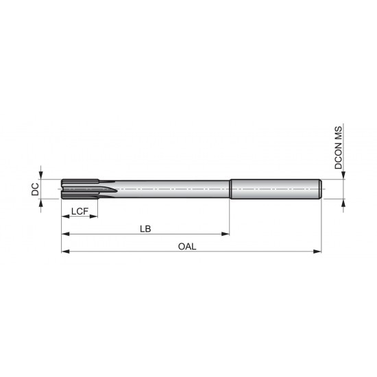 B44115.0 Machine Reamer Extremely unequal spacing