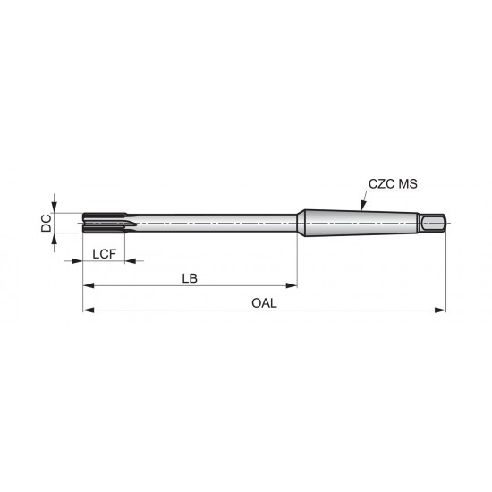 B44216.0 Machine Reamer Extremely unequal spacing
