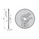 D751250.0X2.0X200 Metal slitting saw Coarse
