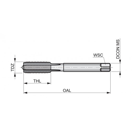 E1191.3/4NO9 G(BSP) Hand Tap Straight Flute
