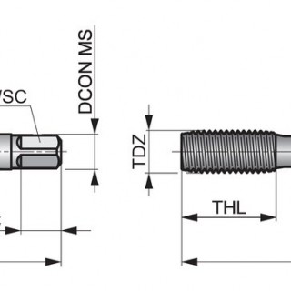 E288M10X1.0 MF Machine Forming Tap