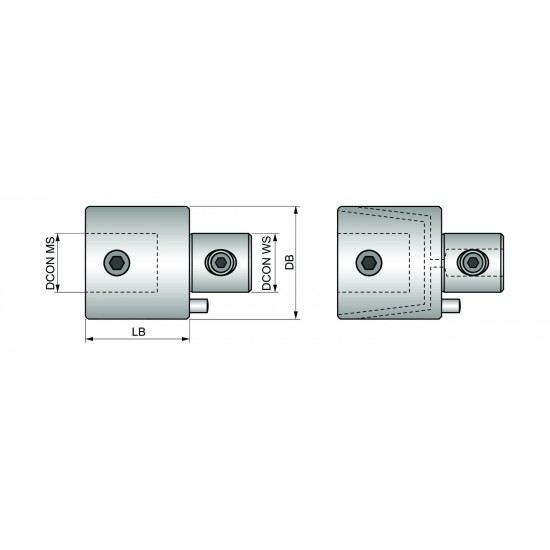 P 054 075 Boring System - Extension Adaptor