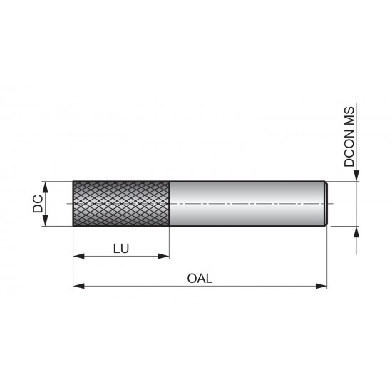 FGR-10A-L FGR-A Diamond Cut Router - Plainend