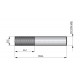 FGR-10A-L FGR-A Diamond Cut Router - Plainend