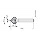 G14220.5 Countersink with extra radial relief - 90°