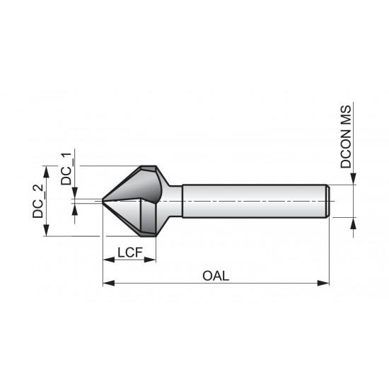 G15410.4 Countersink - 82°