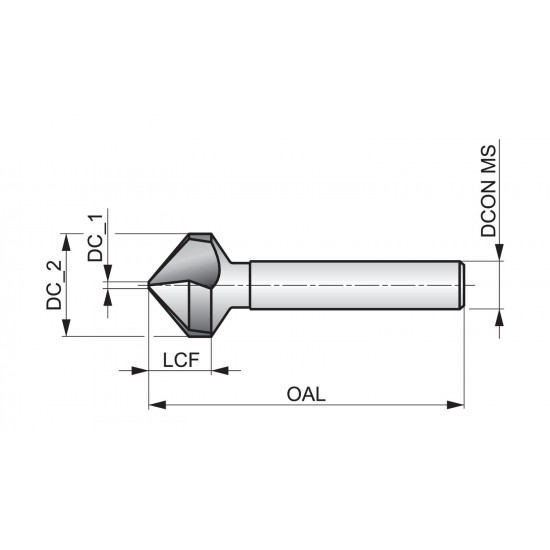 G17112.4 Countersink - 100°