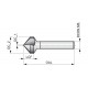 G17112.4 Countersink - 100°