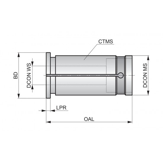 HC32.C.180 HC Collets for Hydraulic Chuck