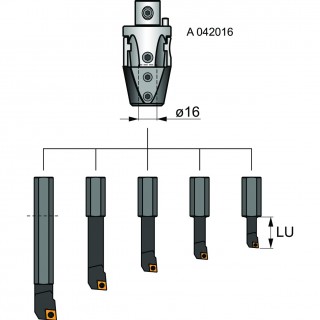 S06/16 SELPR 05 Boring System - Boring Bar ISO S