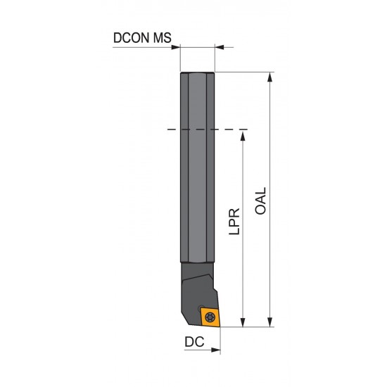 S06E SELPR 05-B Boring System - Boring Bar ISO S