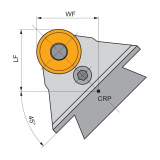 KHP-RSCL 20 Turning Head - Heavy Duty