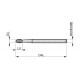 P5093.0X3.0 Rotary Burr - Oval