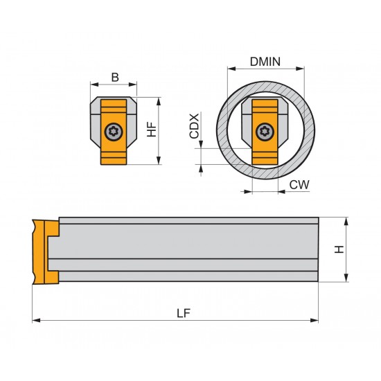PHZ/2 3625-14 Broaching Tool Holder