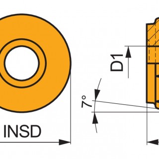 RCMT 1204MOEN-F:M8310 Milling Insert - Copy and Profile
