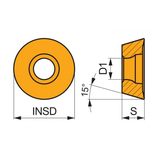 RDMT 1003MOT:M8325 Milling Insert - Copy and Profile