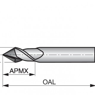 S73910.0 Chamfering End Mill - 60°