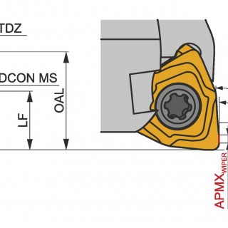 20A3R030M10-SWN04C-C Modular Head for Copy and Profile Milling