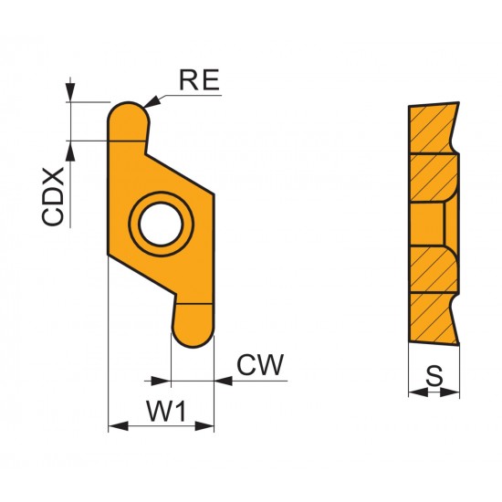 X61 0602-R150 R:G8330 Turning Insert - Grooving