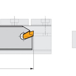 XLCFN 3204 M 05 Blade for Parting and Grooving
