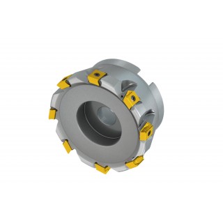 100A08R-S90LN12X-C PROD LN12 90° Tangential Square Shoulder Mill with Internal Coolant