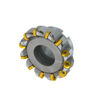 125A12R-S45ON06-C ECON ON06 43° Face Mill with Double Negative Design and Internal Coolant