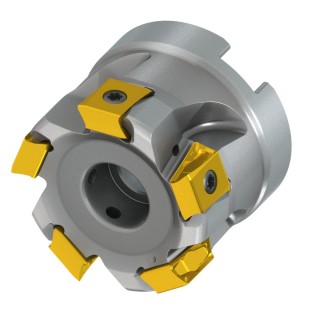 50A05R-S90LN12X-C PROD LN12 90° Tangential Square Shoulder Mill with Internal Coolant