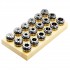 ER40.C.SET23.P.WP ER Precision Collets for Cylindrical Shanks - Set in Wooden Plate