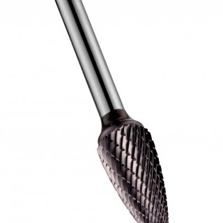 P811C12.7X6.0 Rotary Burr - Ball Nosed Tree